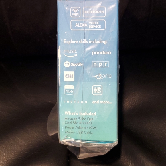 Amazon Echo Dot Black 2nd Generation - Picture 3 of 4